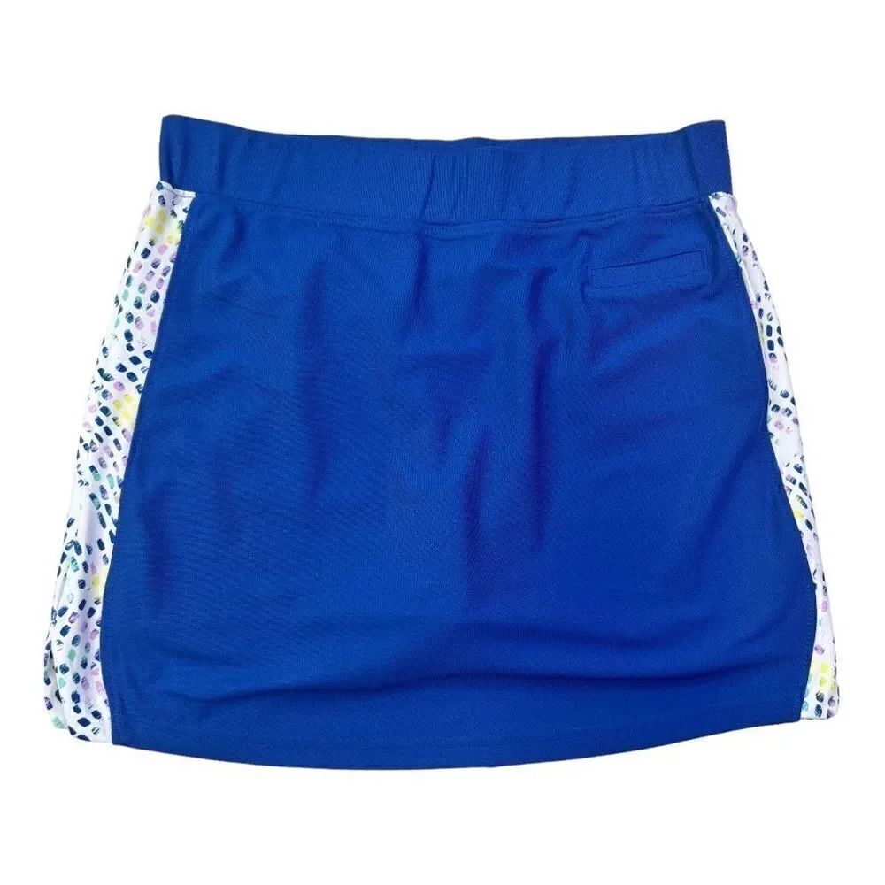Pebble Beach Golf Skirt Women's Dry-luxe Performance Medium Blue Skirt